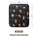 Idealsmart Thermal Protection Heated Dog Cat Pad Electric Pet Heating Bed Mat Waterproof Fireproof Even Heat Smart Timer Chew Bite Scratch Resistant Pad