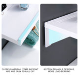 Idealsmart Suction Cup Bathroom Kitchen Storage Shower Shelf Holder Rack Organizer Plastic