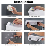 Idealsmart Suction Cup Bathroom Kitchen Storage Shower Shelf Holder Rack Organizer Plastic