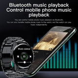 Bluetooth Call Smart Watch Men Full Touch Screen Sports Fitness Watch Steel Band