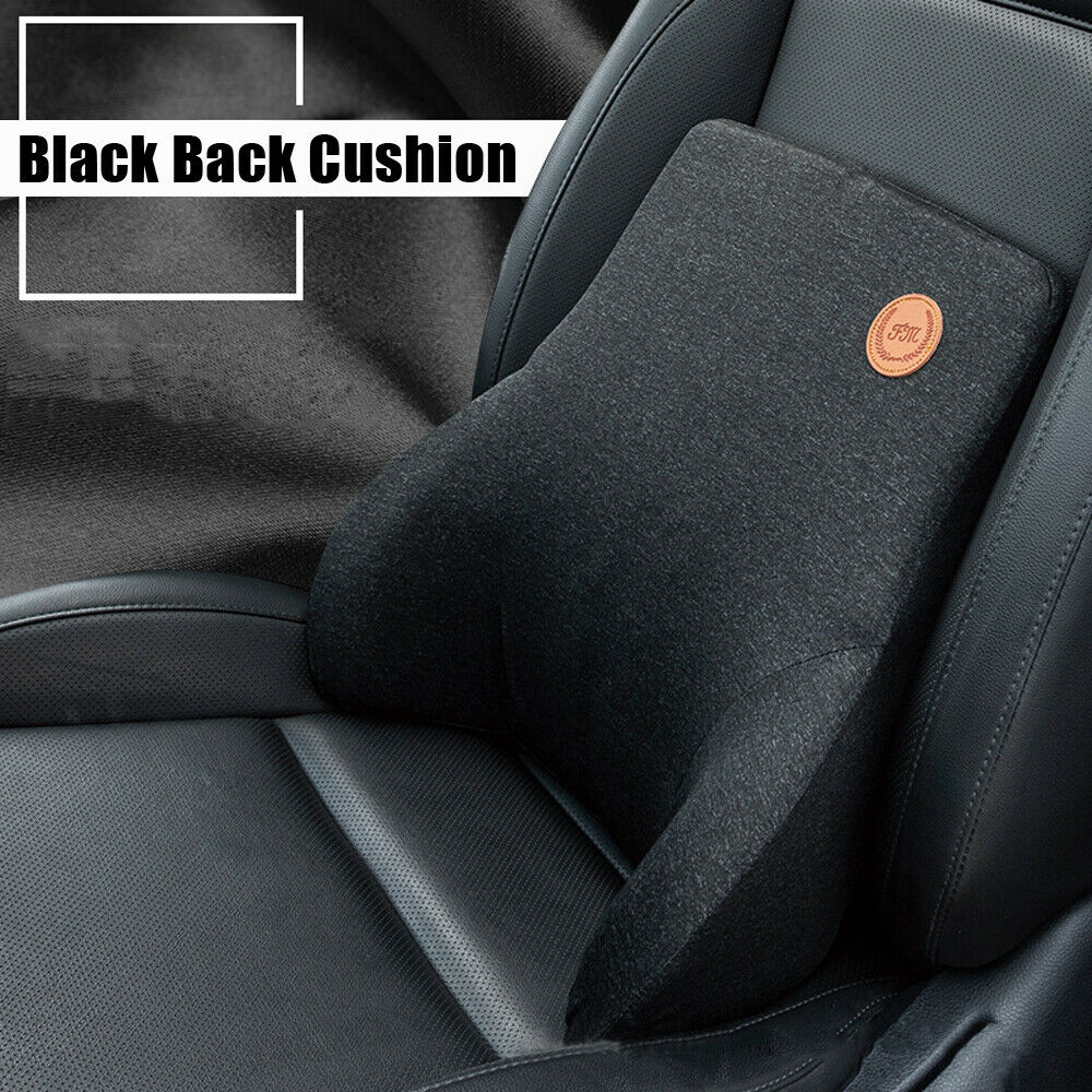 Memory Foam Lumbar Back Support Cushion Car Seat Waist Back Pillow